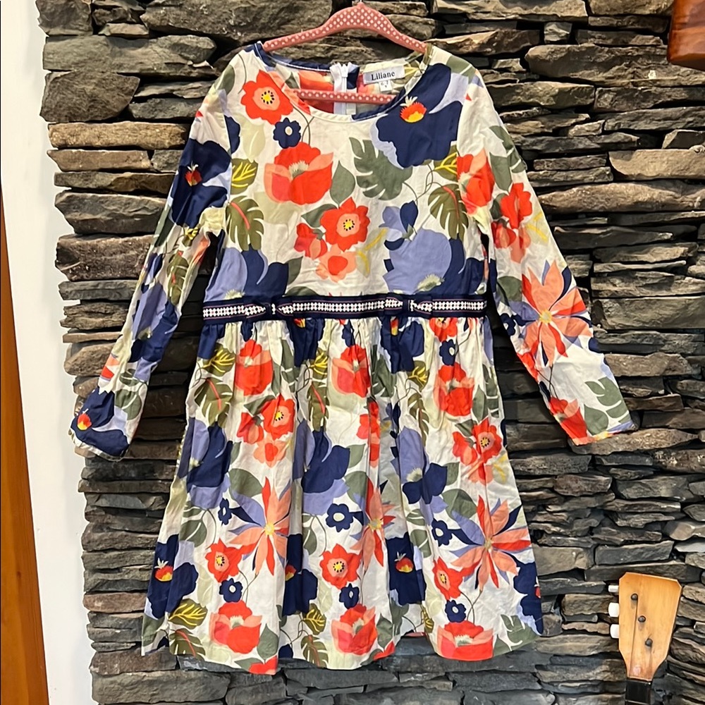 Floral Kids Dress with Vibrant Colors!!!